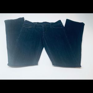 Ann Taylor Moderate Fit Dark Denim Low Rise‎ Jeans Size 28